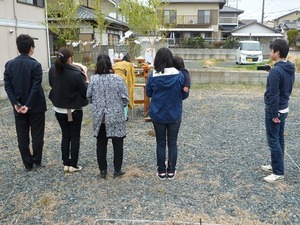 快適自然素材の家　地鎮祭　ひたちなか市　ゼロエネ