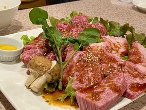 美味しいお肉で社員と忘年会。　ひたちなか市　新築　鈴木建装