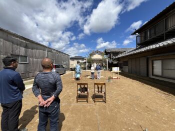 地鎮祭から始まる「農業を健康に楽しむ平屋の家」づくり