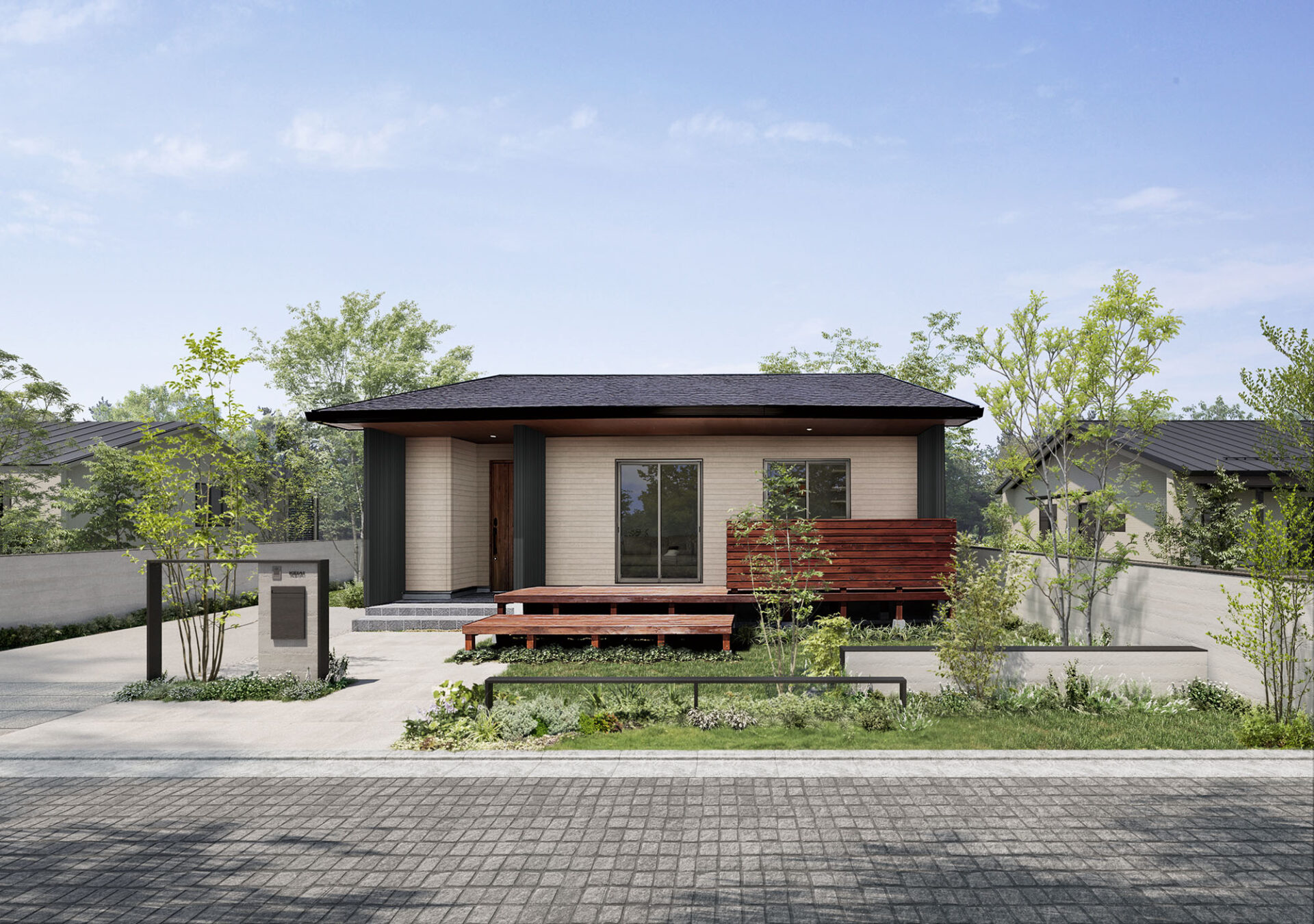 シンプルでスタイリッシュな外観