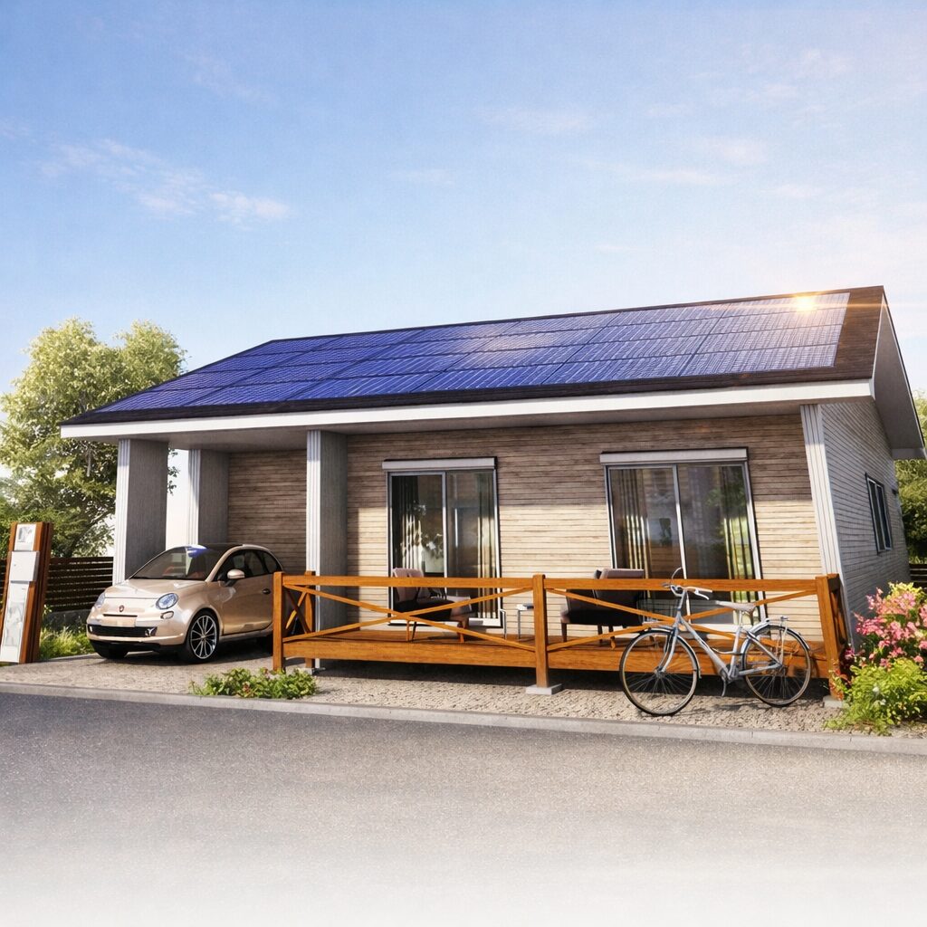 ひたちなか市　平屋　ガレージハウス