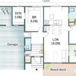 ひたちなか市　ガレージハウス　間取り